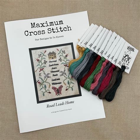 Maximum Cross Stitch - Road Leads Home - Booklet Chart and/or Roxy Flo – Evertote