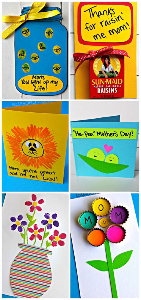 Easy Mother's Day Cards & Crafts for Kids to Make | Mothers day crafts for kids, Mothers day ...