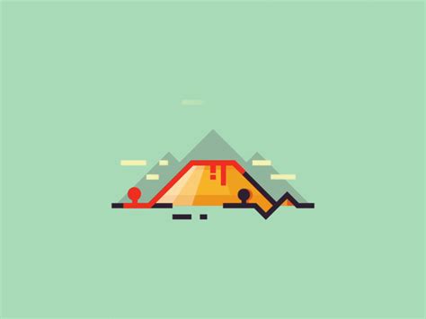 Volcanic eruption - motion design by Andrew Kliatskyi on Dribbble