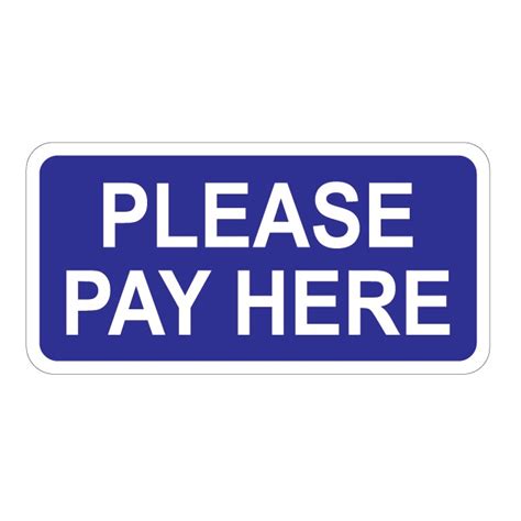 PLEASE PAY HERE, PLEASE ORDER HERE, PLEASE ORDER AND PAY HERE, PICK UP HERE PVC SIGN STICKER ...