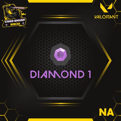 Valorant | Diamond 1 Rank | NA Region - CsgoSmurfNinja