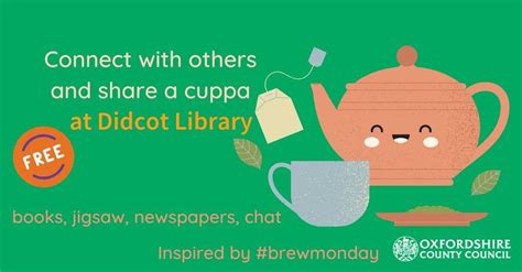 Share a cuppa at Didcot Library, Didcot Library, 17 April 2023 ...