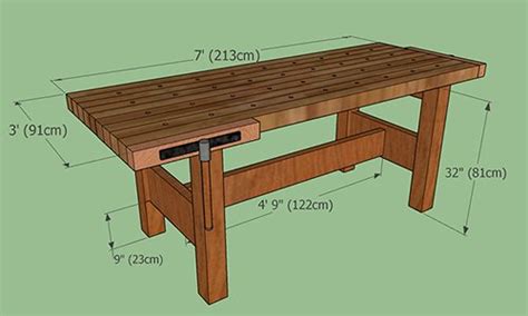 Workbench plans dimensions ~ Fn