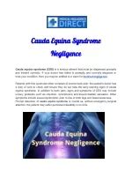 PPT - Conus Medullaris and Cauda Equina Syndromes PowerPoint Presentation - ID:240405