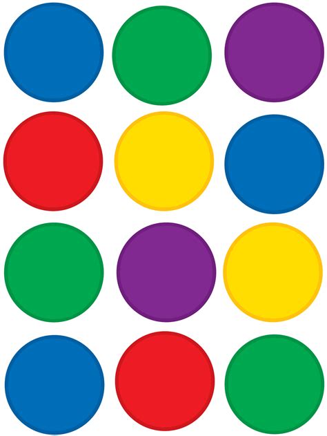 Colorful Circles Mini Accents - TCR5127 | Teacher Created Resources