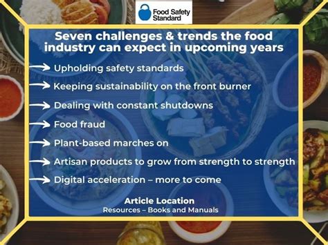 Seven challenges and trends the food industry can expect in upcoming years