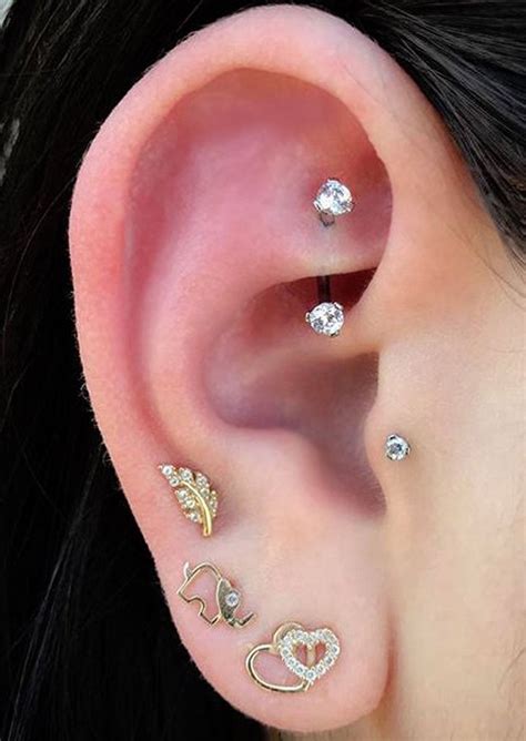 Steal These 30 Ear Piercing Ideas – MyBodiArt