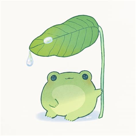αyu on Twitter | Cute little drawings, Cute art, Frog art