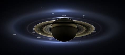 Cassini Provides New View of Saturn and Earth