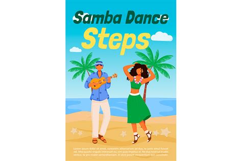 Samba Dance Steps Poster Flat Vector Graphic by TheImg · Creative Fabrica