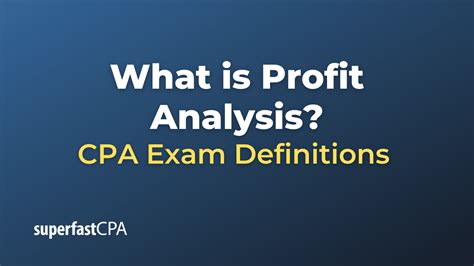 What is Profit Analysis?