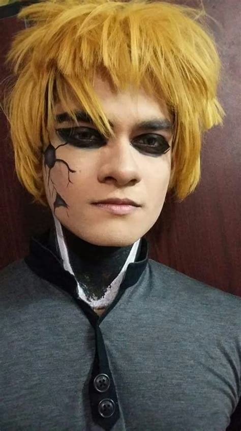 Genos cosplay progress 10: make up | Cosplay Amino