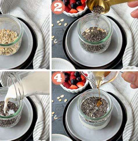 Overnight Oats With Chia Seeds - Spice Cravings