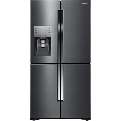 Samsung Refrigerator 22.5 cu. ft. 4-Door Flex French Door in Black ...