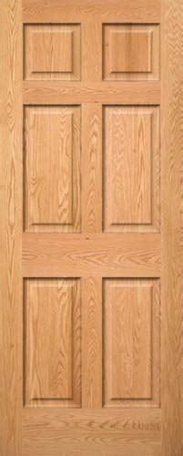 Red Oak 6-Panel Wood Interior Doors | Homestead Doors