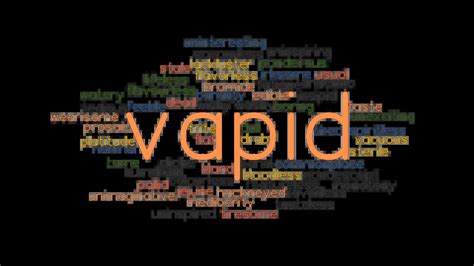 VAPID: Synonyms and Related Words. What is Another Word for VAPID? - GrammarTOP.com