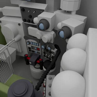 Tank Interior A5 Army - 3D Model by Ejaz18