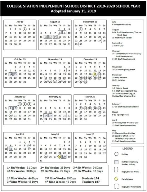 College Station School Board Approves 2019-2020 Calendar - WTAW | 1620AM & 94.5FM