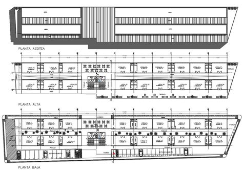 Commercial Shops Floor Plan - Cadbull