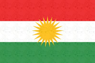 Kurdistan flag sticker | CaravanGraphics.com