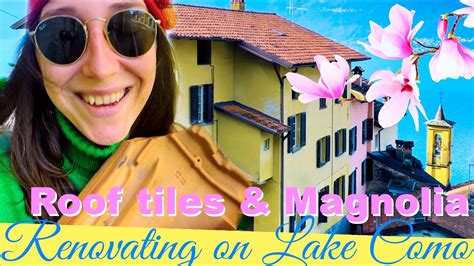 Old roof tiles and plant shopping/Renovating an old Italian villa - YouTube