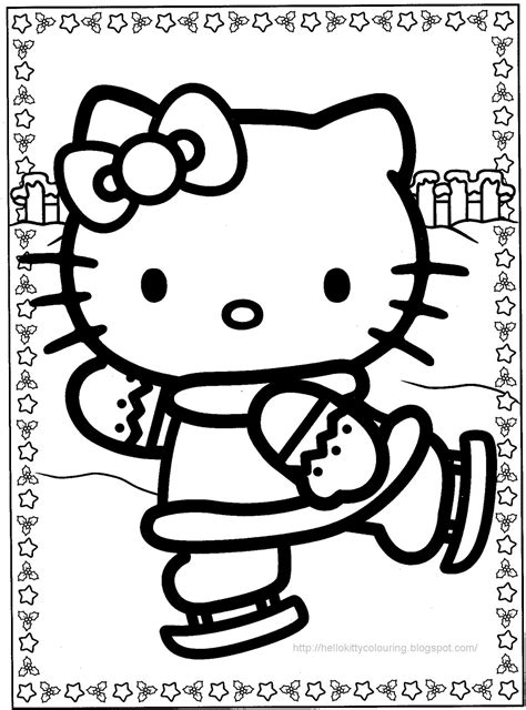 Hello Kitty Christmas Coloring Pages #1 | Hello Kitty Forever