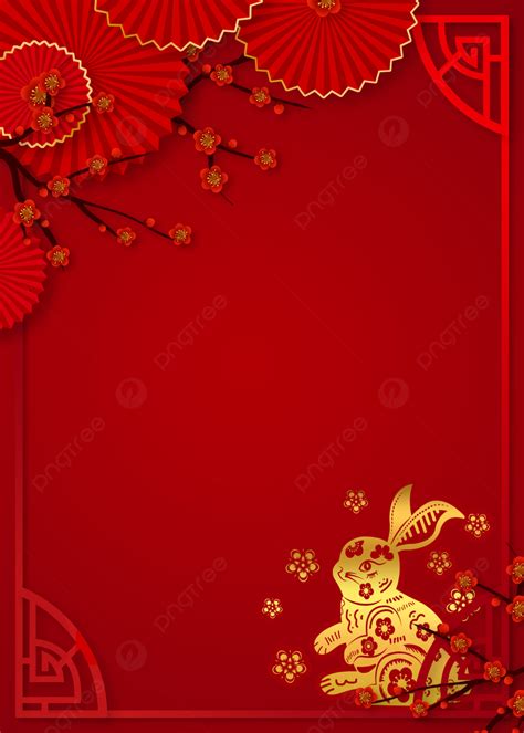 Chinese New Year Spring Festival 2023 Year Of The Rabbit Background Festival Traditional Taste ...