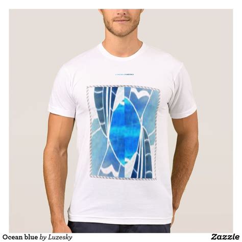 Ocean blue T-Shirt | Cool t shirts, Shirts, T shirt