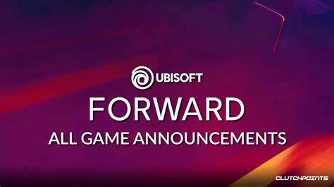 Ubisoft Forward 2023 - All Game Announcements