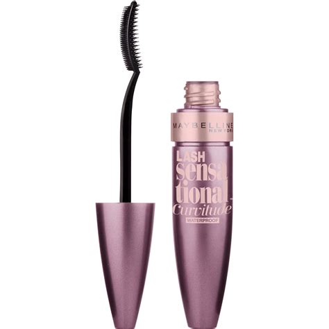 Maybelline Lash Sensational Curvitude Waterproof Mascara, Very Black, 0 ...