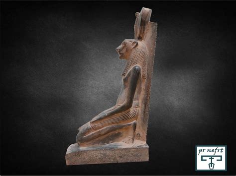 Seated Statue of the God Maahes. Distinguished Altar Statue. - Etsy