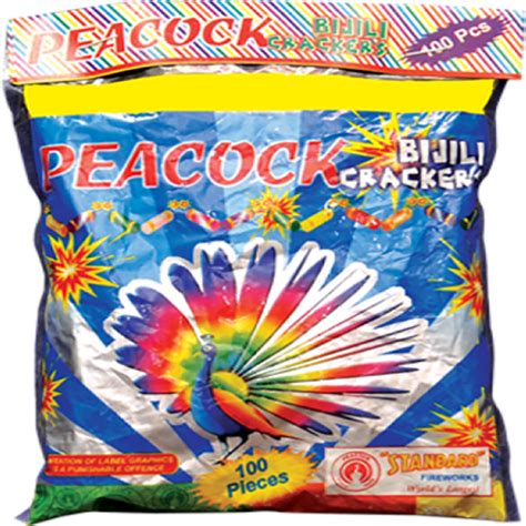 OT Red Bijili Peacock ReddyCrackers - Reddy Crackers