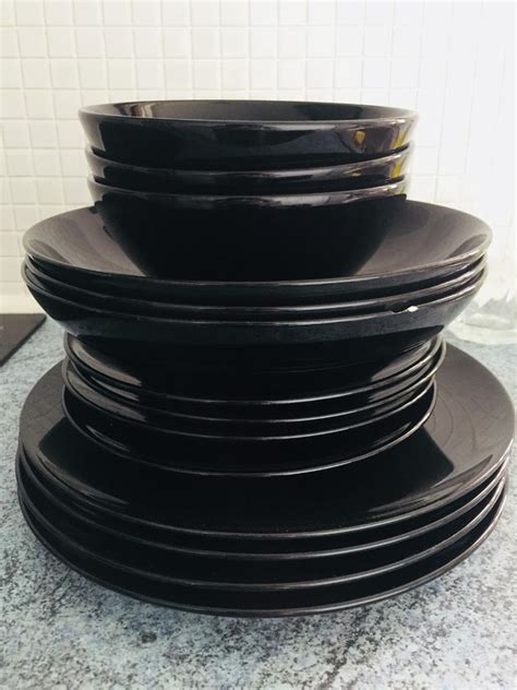 Ikea set of black plates | in Clifton, Bristol | Gumtree