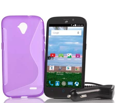 TracFone ZTE Stratos Android Smartphone with 1200 Minutes & Accessories - Page 1 — QVC.com