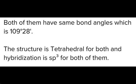 Between ch4 and cf4 which has lower bond angle