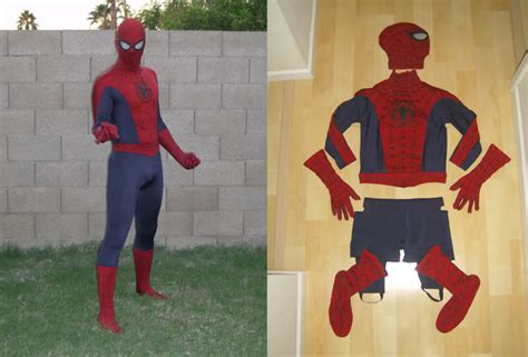 How to Make a Spider Man Costume - step by step