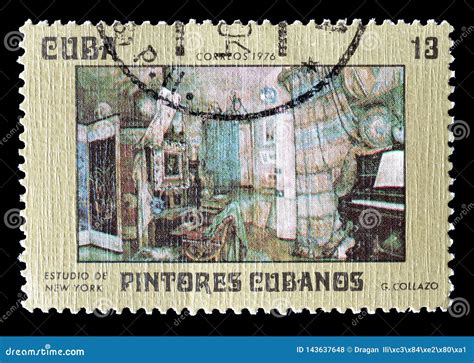 Postage Stamp Printed by Cuba Editorial Stock Photo - Image of ...