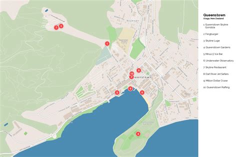 Queenstown Tasmania Map