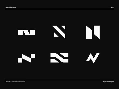 Letter N logo concept | Letter logo design, Text logo design, N logo design