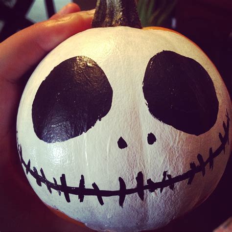 Jack Skellington Painted Pumpkin by HanginWithJudas on DeviantArt