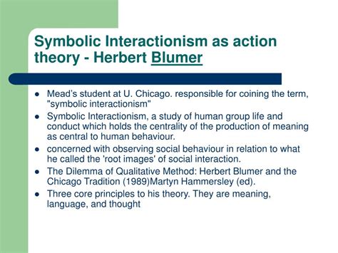 PPT - Symbolic Interactionism PowerPoint Presentation, free download - ID:210834