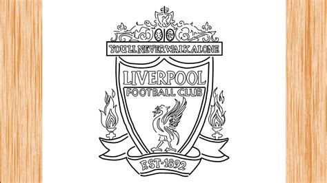 How to Draw Liverpool Logo - YouTube