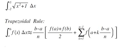 integration - Trapezoidal Rule/ Having trouble understanding what is k ...