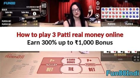 How to play 3 Patti online real money - Beginners | Fun88