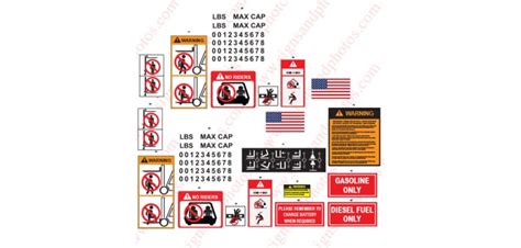 Forklift Safety Stickers-Decals