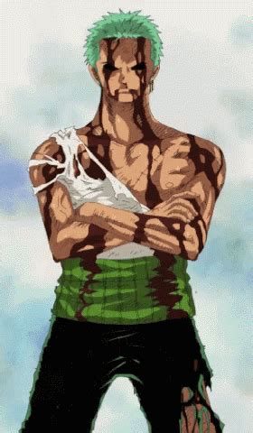 Zoro One Piece GIF - Zoro OnePiece Standing - Discover & Share GIFs ...