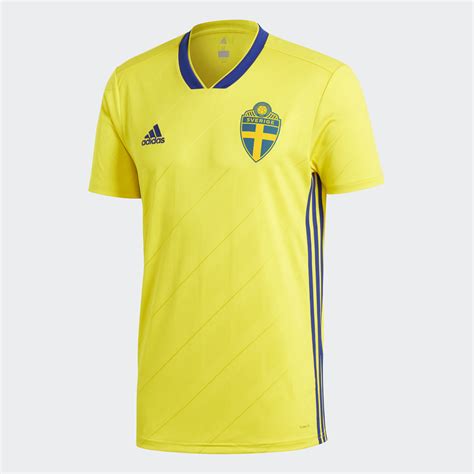 Sweden 2018 World Cup Adidas Home Kit | 17/18 Kits | Football shirt blog