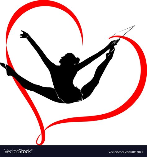 Gymnastics logo Royalty Free Vector Image - VectorStock