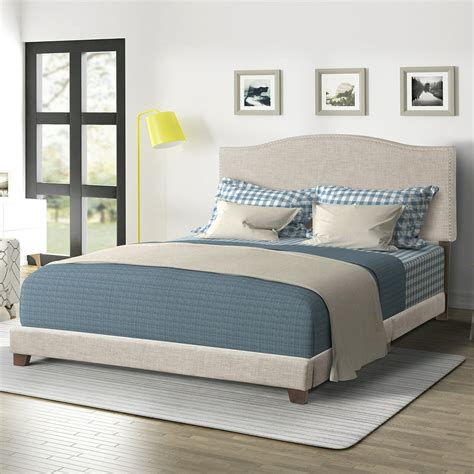 Clearance! King Platform Bed Frame, URHOMEPRO Modern Upholstered ...