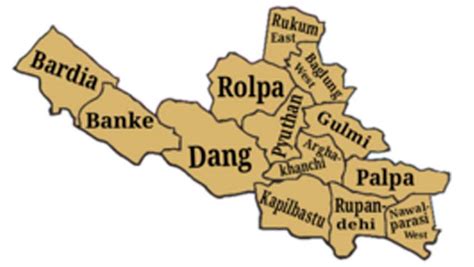 Districts List of Lumbini Province ‣ Jankari Nepal